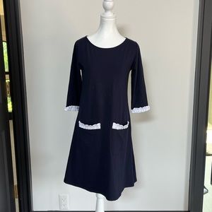 Duffield Lane ruffle trim dress